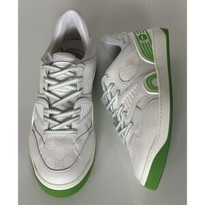 Gucci Demetra GG Men's Low-top Green/White Sneakers 11.5 US Gucci 11 698785 NIB